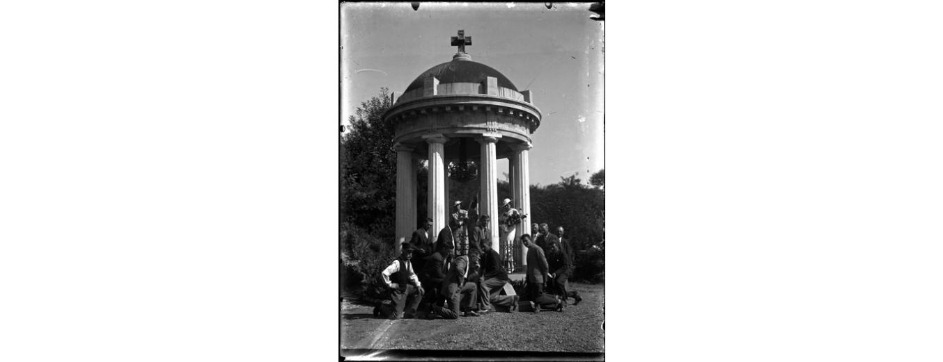 Zaccaria Dal Secco, Monumento del Sacello, Francesco Baracca, gruppo combattenti, 1930, gelatina ai sali d'argento, ZDS000070