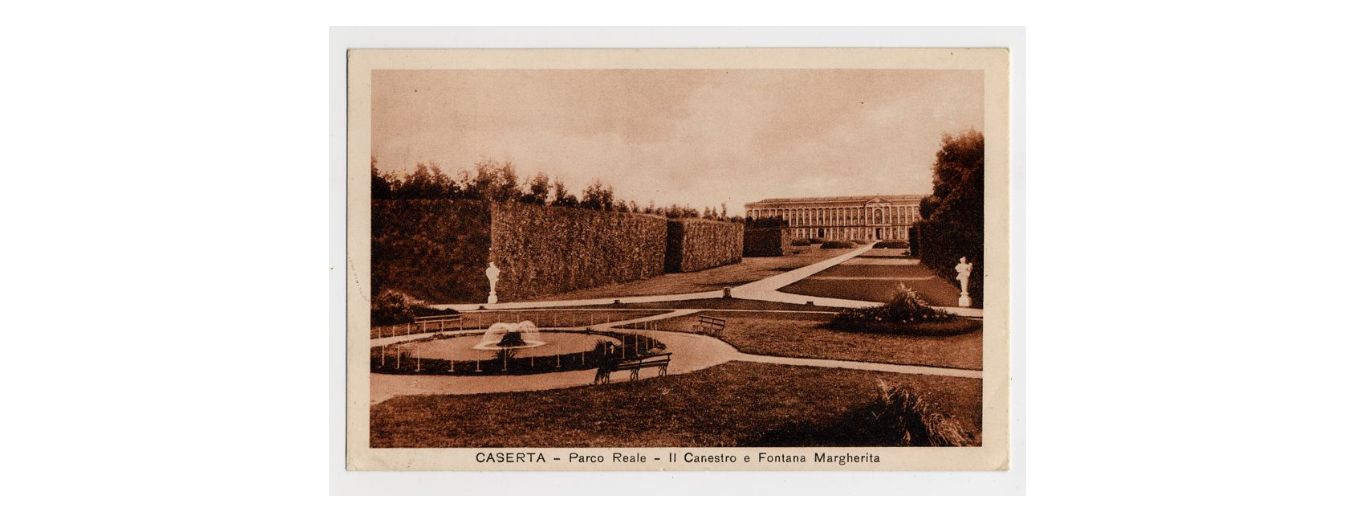 Fotografo non identificato, Caserta - Parco Reale, il Canestro e fontana Margherita, 1938, FFC021972