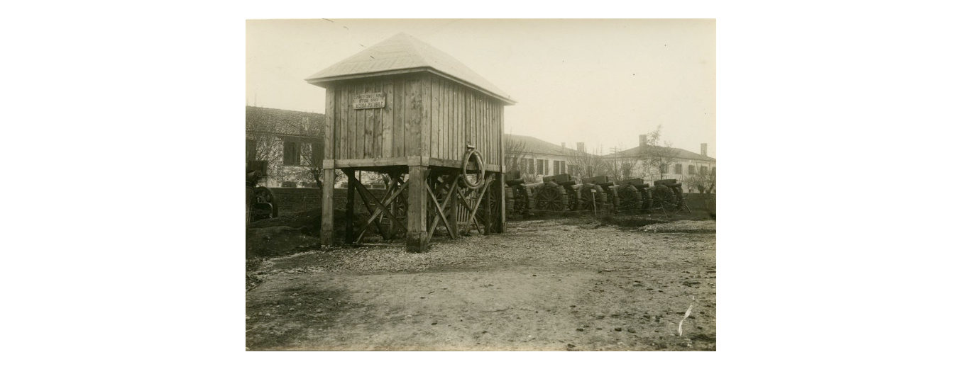 Fotografo non identificato, ufficio idrico del Genio Militare, 1919, gelatina ai sali d'argento, 12x17 cm, PV000129
