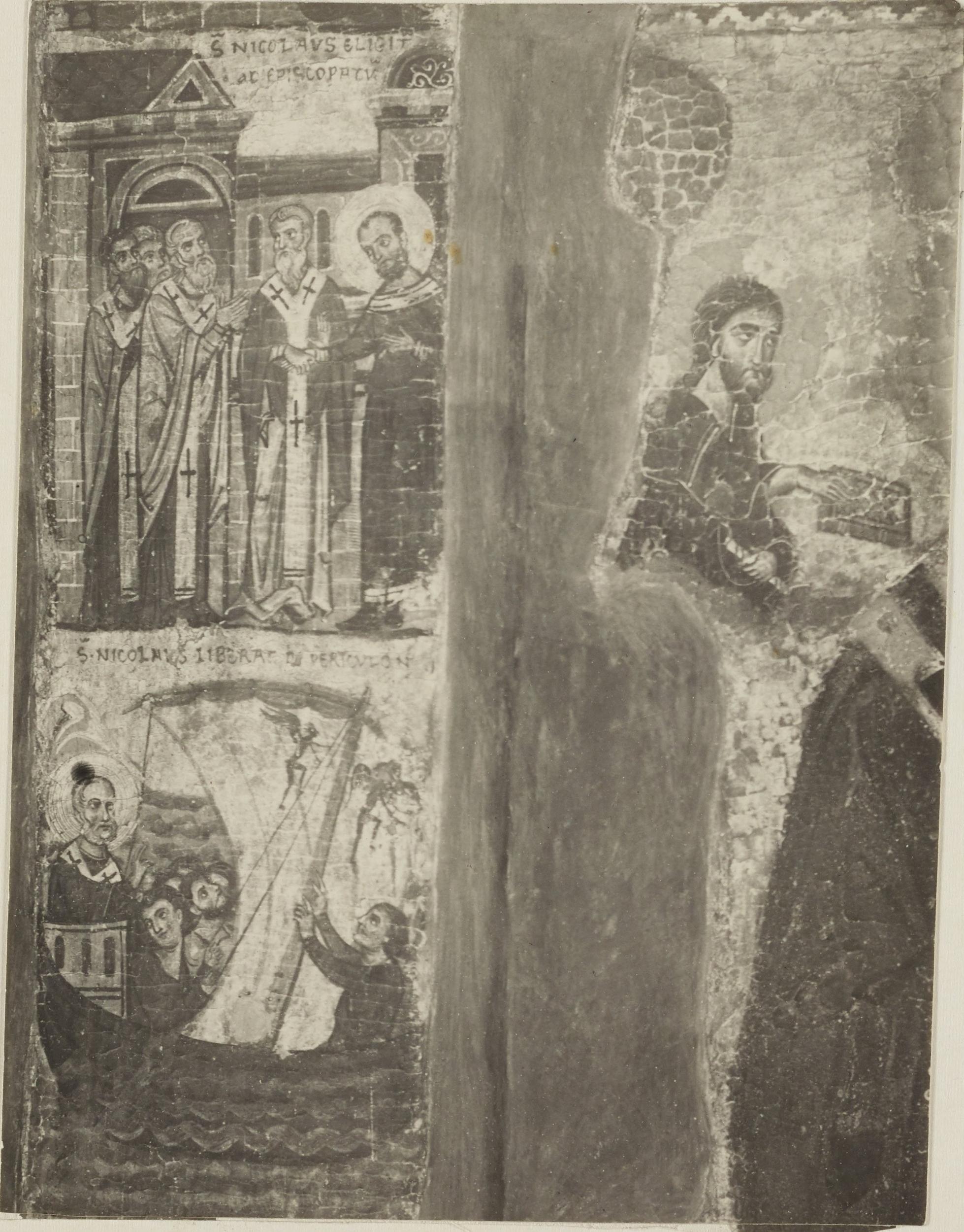 De Gregorio, Bisceglie - Chiesa di S. margherita, dittico dei SS.Nicola e Margherita - particolare, 1901-1910, gelatina ai sali d'argento/carta, MPI137790