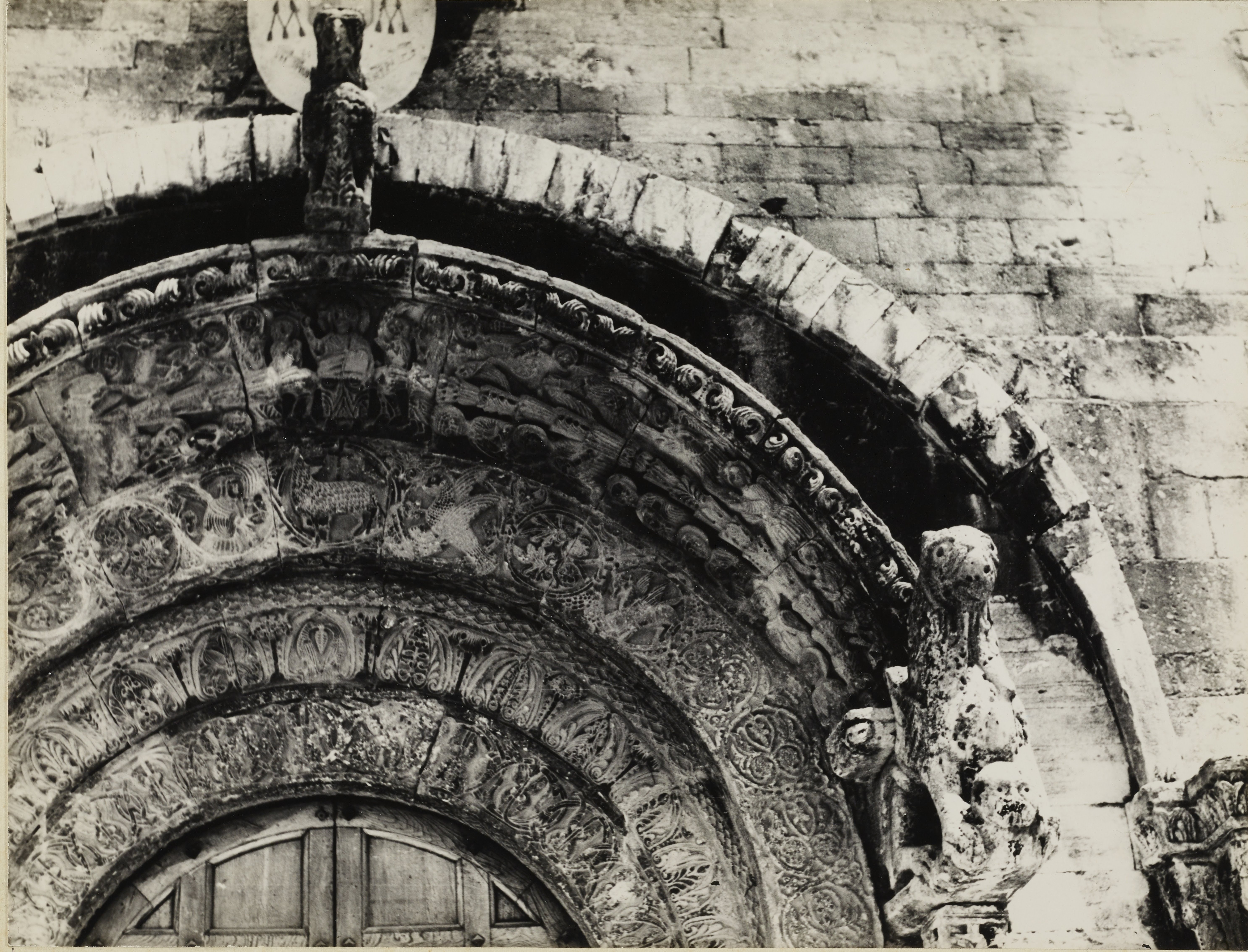 Pagano, Ruvo di Puglia - Cattedrale di S. Maria Assunta, Portale, particolare, 1941-1960, gelatina ai sali d'argento/carta, MPI6091616