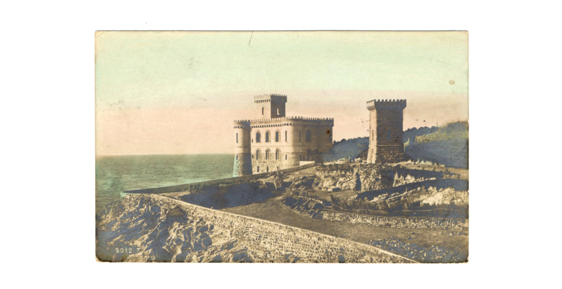 Fotografo non identificato, Trani - Castello sul mare, 1912, FFC040037
