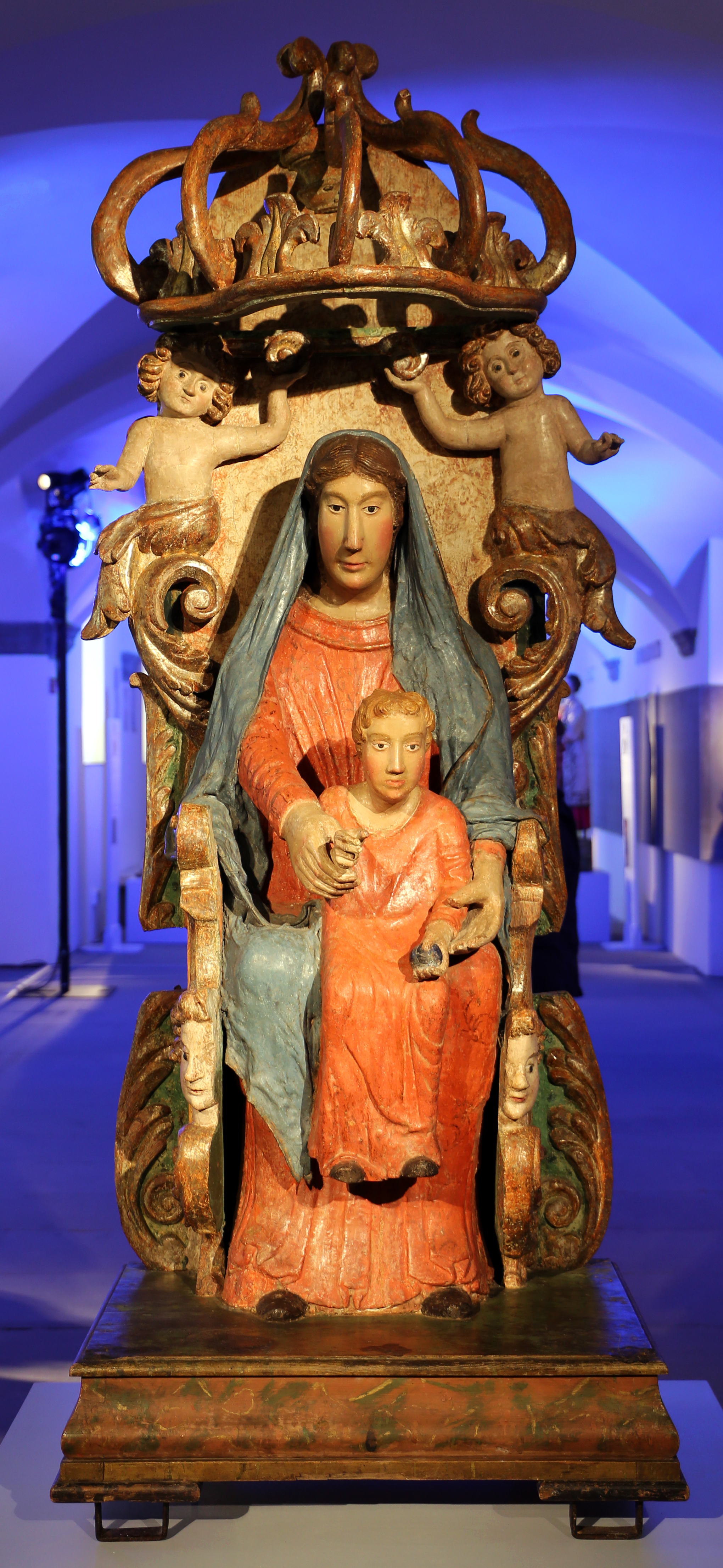 Sailko, Madonna col bambino in trono  (s. maria a banzi), 19 dicembre 2017