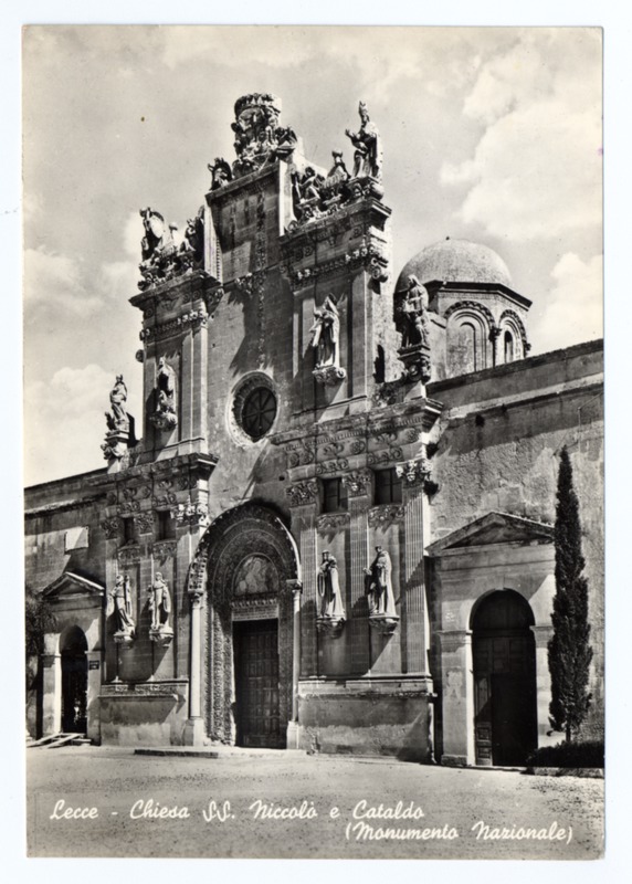 LECCE - Chiesa SS. Niccolò e Cataldo (Monumento Nazionale), cartolina, 1951-2000, FFC031631