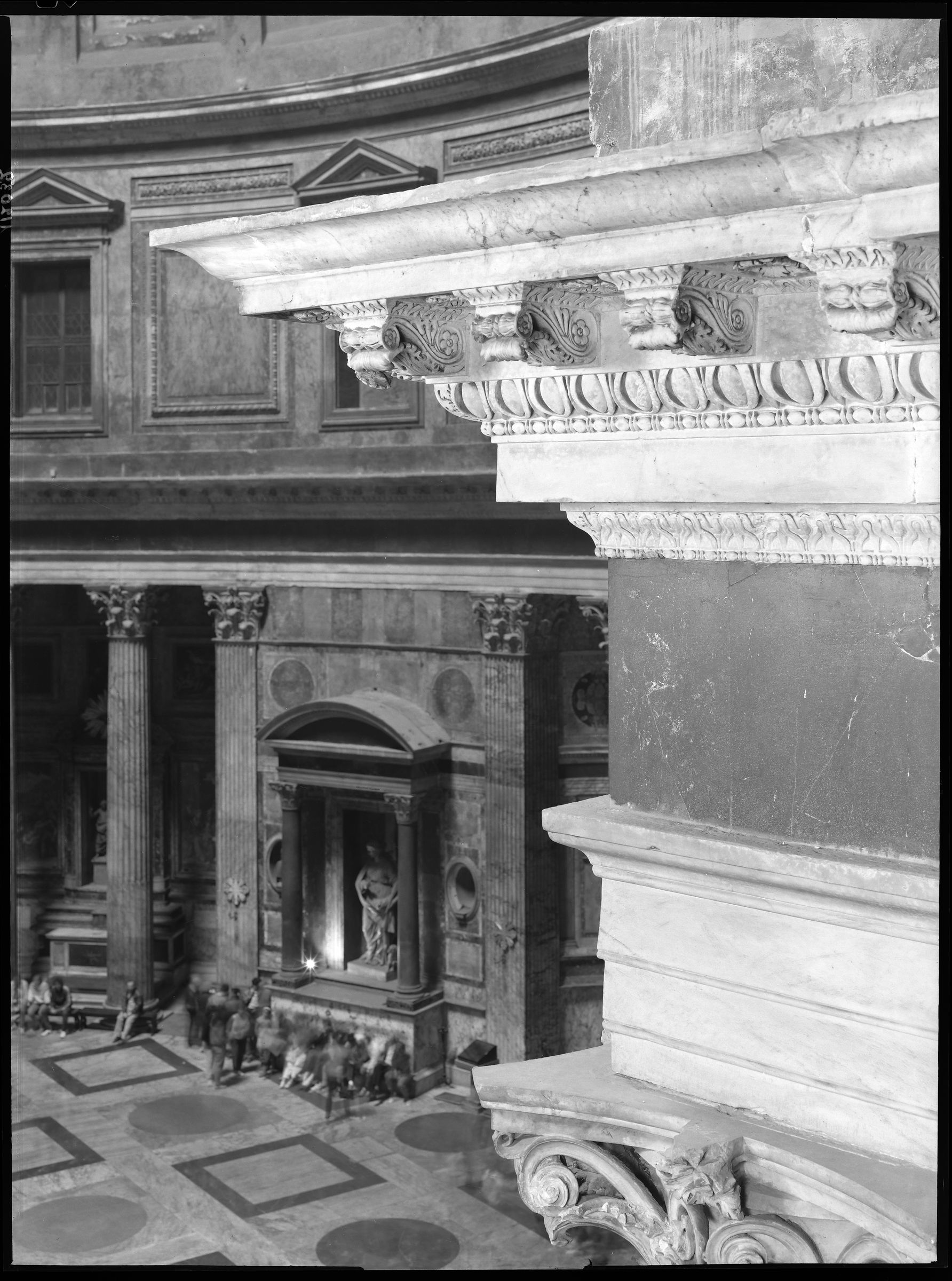 Fotografo non identificato, Roma - Pantheon,1951-2000, 18x24 cm, E112032