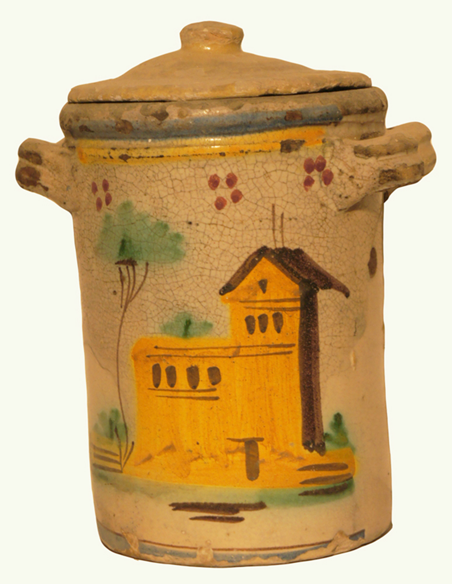 “Burnia”, contenitore per vivande, ceramica smaltata, I metà XX secolo, Caltagirone, 2020, fotografia digitale