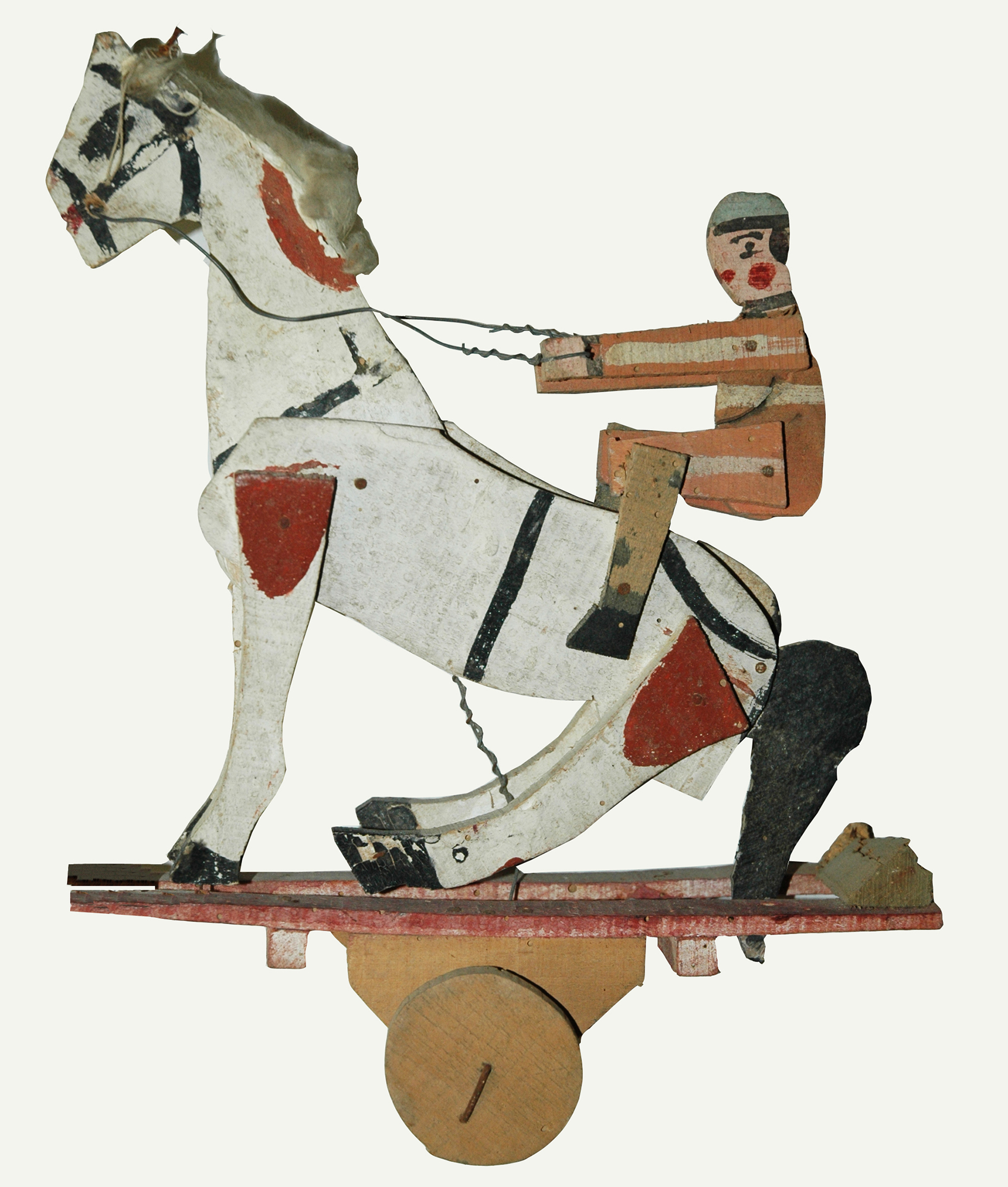 Cavaliere su cavallo, legno ferro, II metà XX secolo, 2017, fotografia digitale