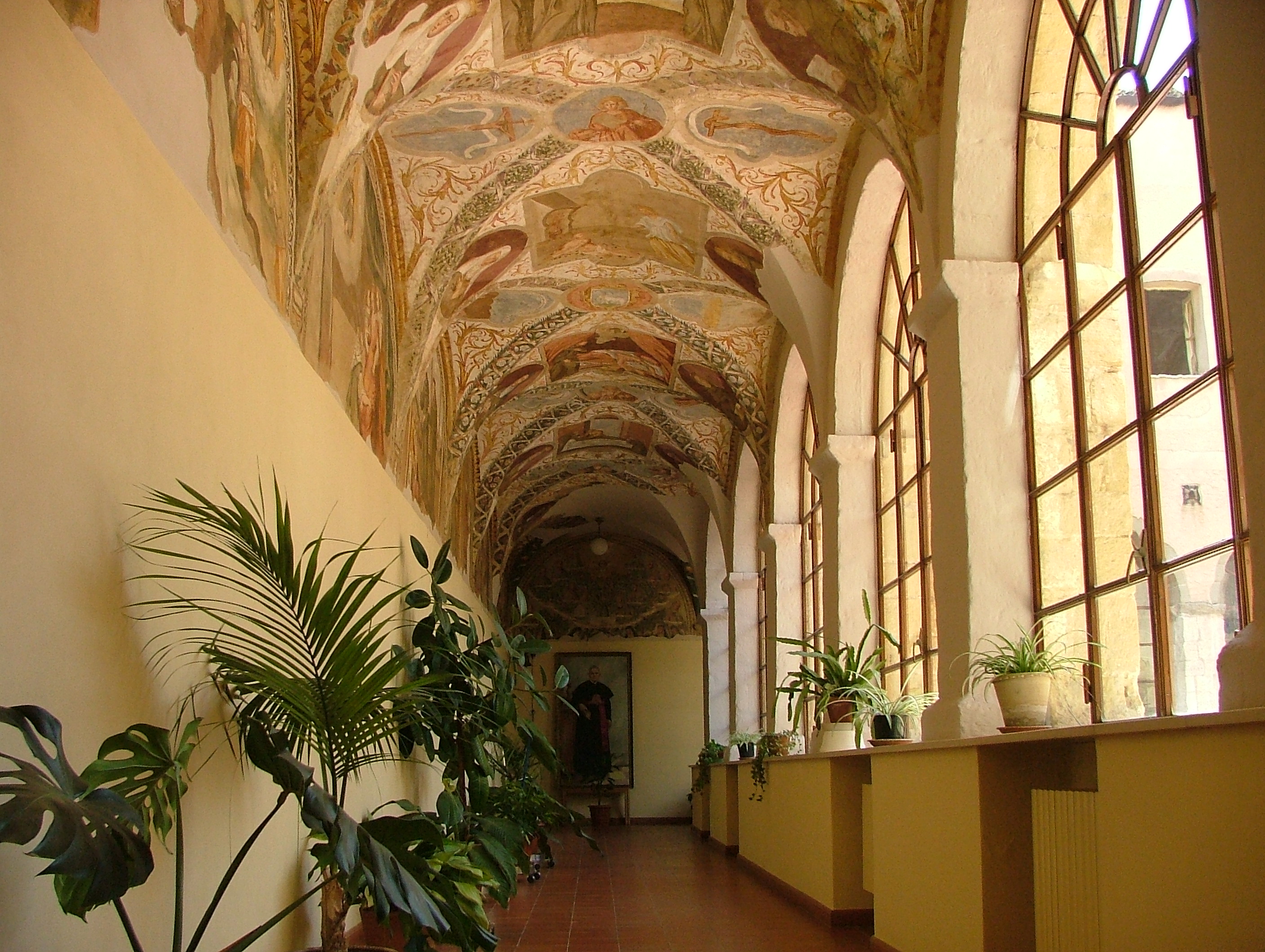 Rocco Stasi, Convento di Sant'Antonio di Padova - quadriportico affrescato, 2008, fotografia digitale
