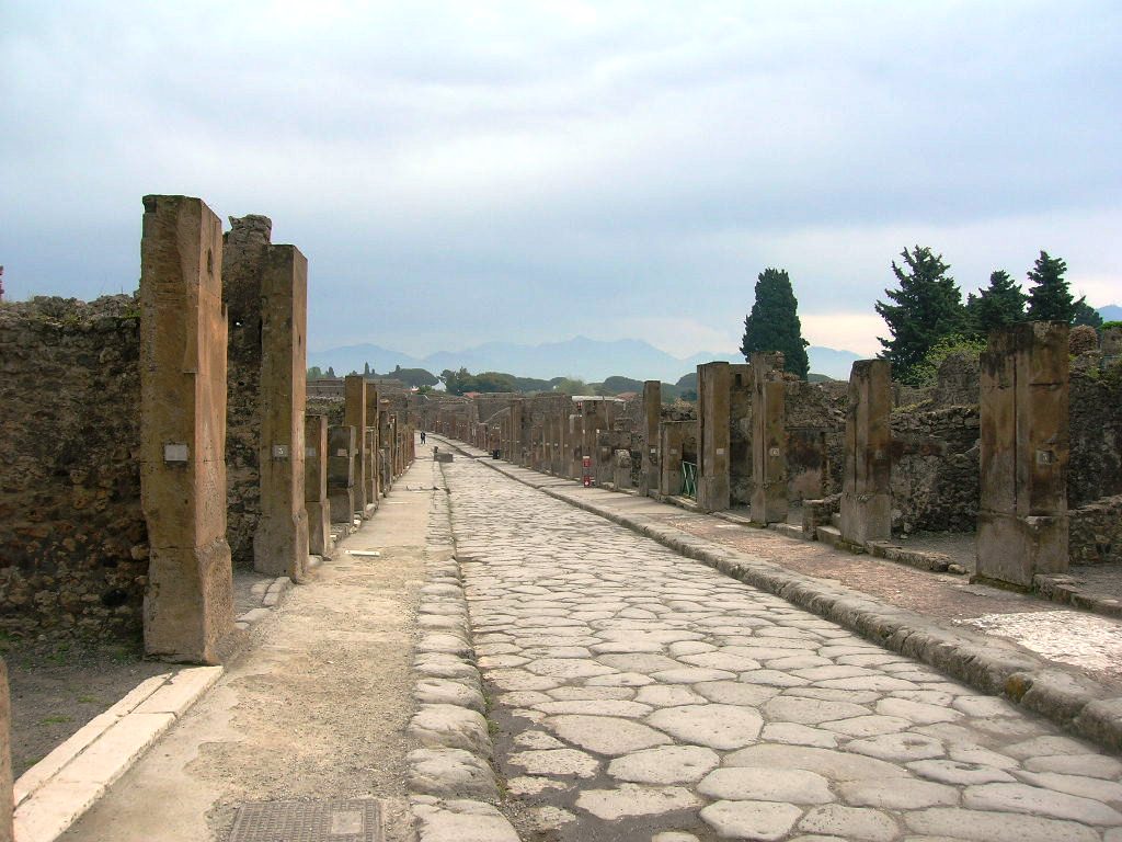 Mentnafunangann, Via dell'Abbondanza a Pompei, 2009, fotografia digitale