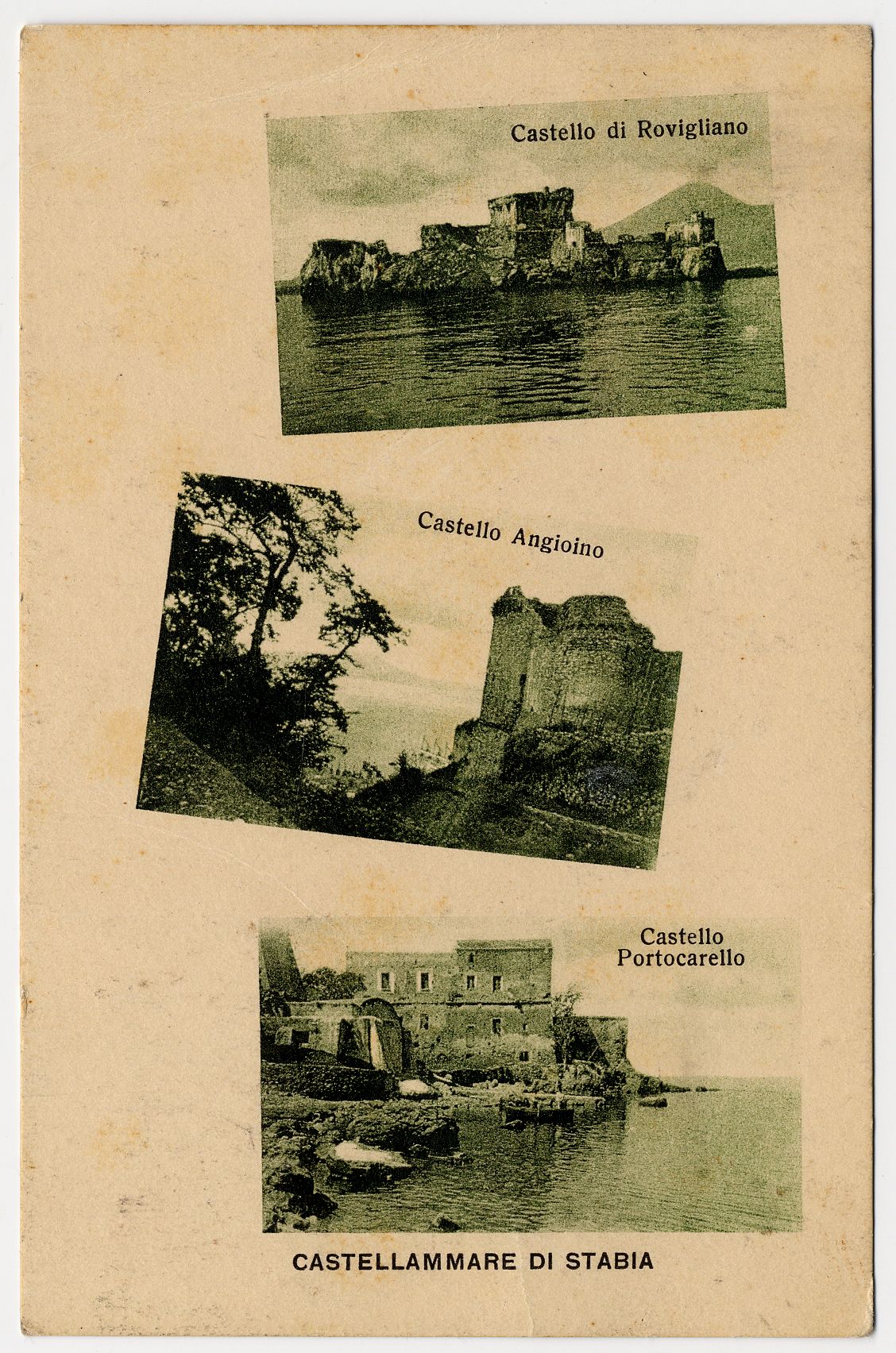 Campania, Napoli, Castellammare di Stabia, 1931, cartolina, FFC015085