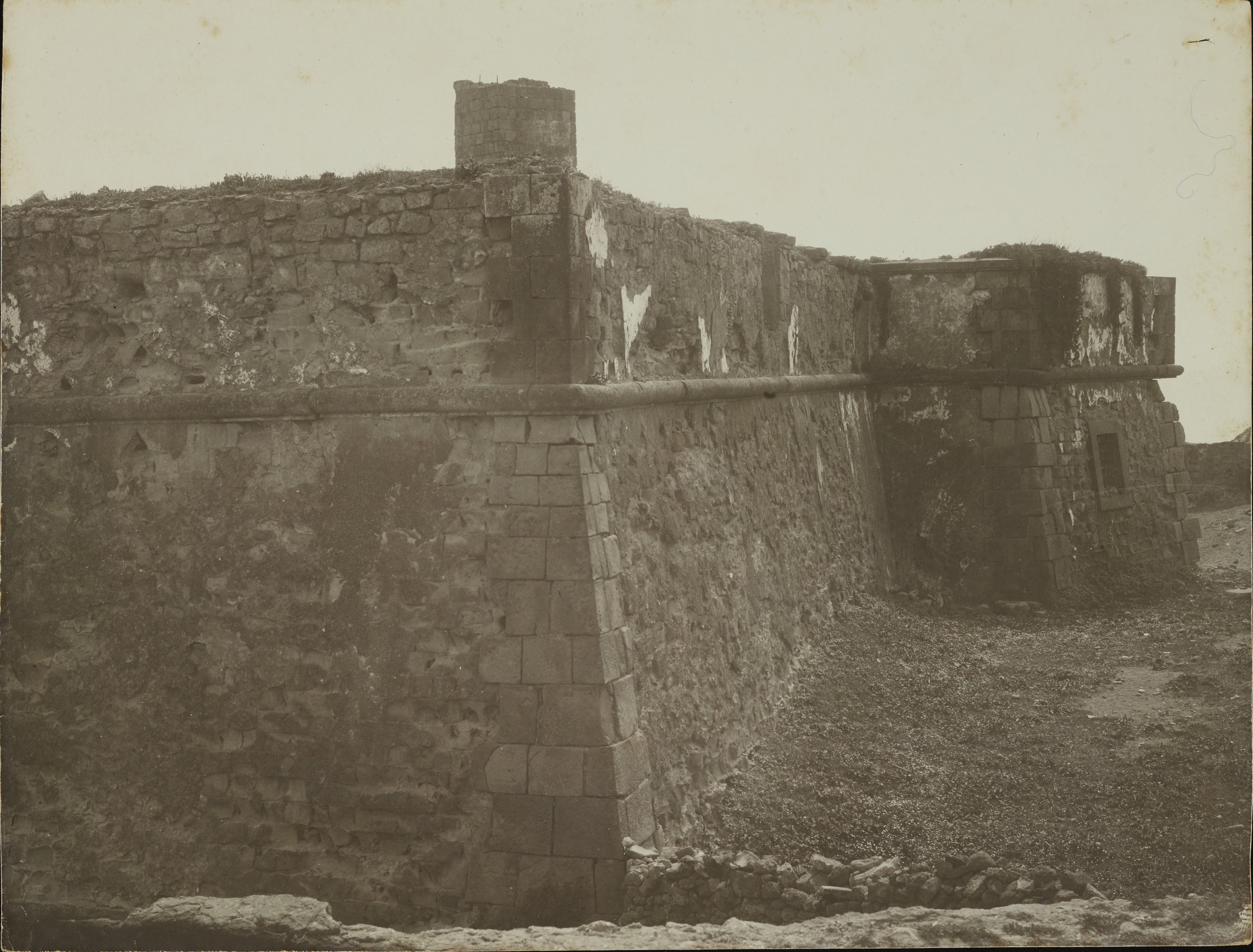 Fotografo non identificato, Napoli, S. Giovanni a Teduccio - Forte di Vigliena, veduta, 1901-1925, gelatina ai sali d'argento, MPI6071998