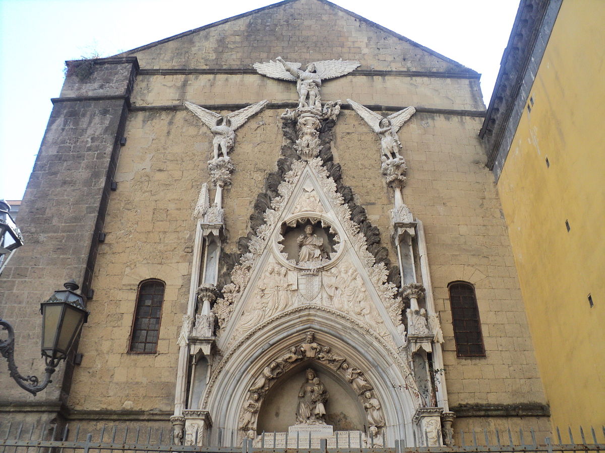 IlSistemone, Chiesa (o Cappella) dei Pappacoda (particolare della scultura marmorea di Baboccio da Piperno), 7 June 2013