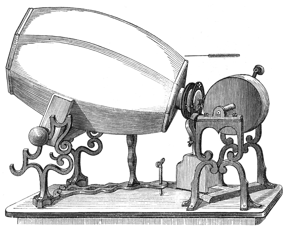 Franz Josef Pisko, Uno dei primi esemplari di fonautografo (1859), 1865.