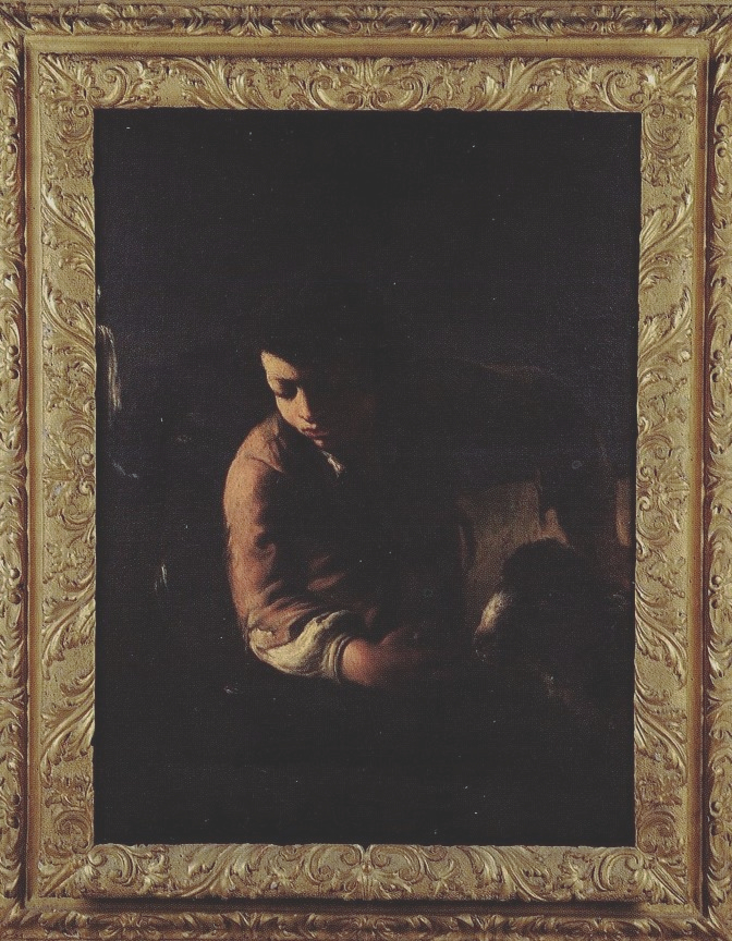 Arcangelo Resani, Narciso alla fonte (Pastorello con capra alla fonte), 1723 ca., olio su tela, cm 82x62, Forlì, Istituto Prati, 0800052289