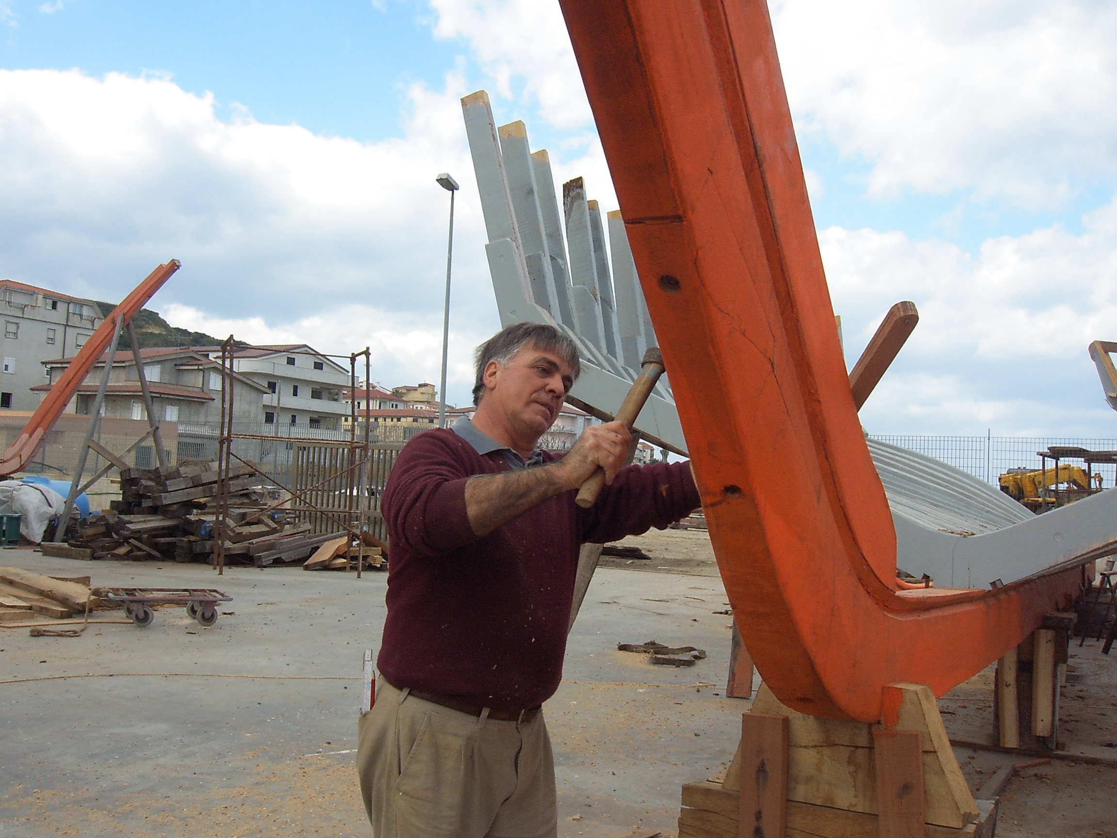 Fotografia cantiere maestri d'ascia