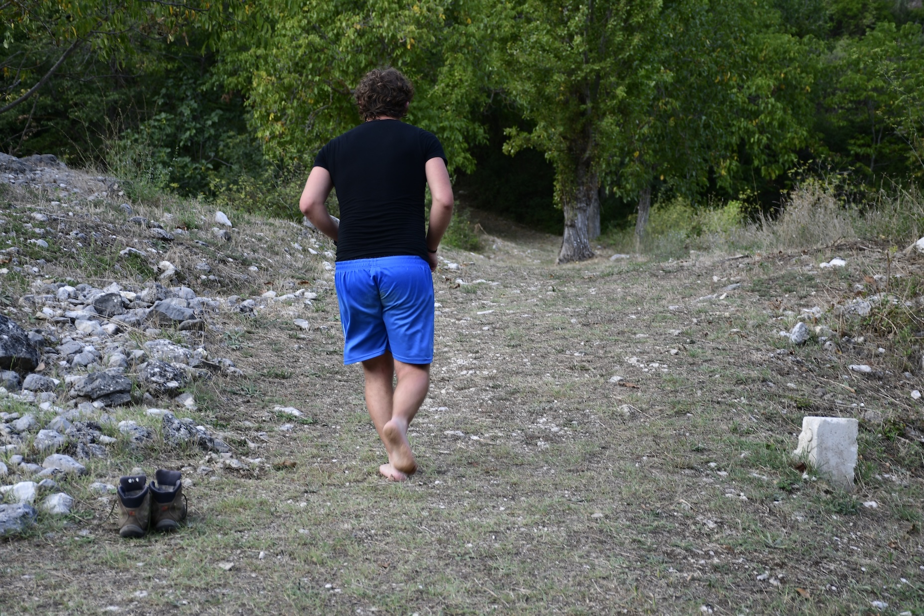 Bianka Myftari, Pacentro – Salita verso l’abitato, 2024, fotografia digitale