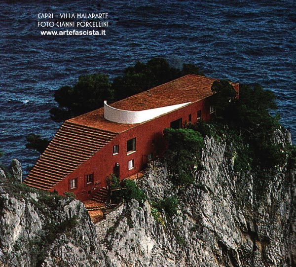 Gianni Porcellini, Villa di Curzio Malaparte a Punta Masullo, Capri, 1938